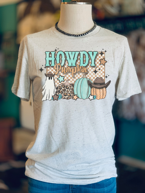 Howdy Pumpkin Graphic Tee 50% OFF