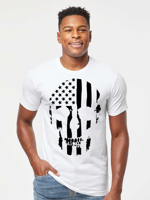 Skull Flag Graphic Tee 30% OFF