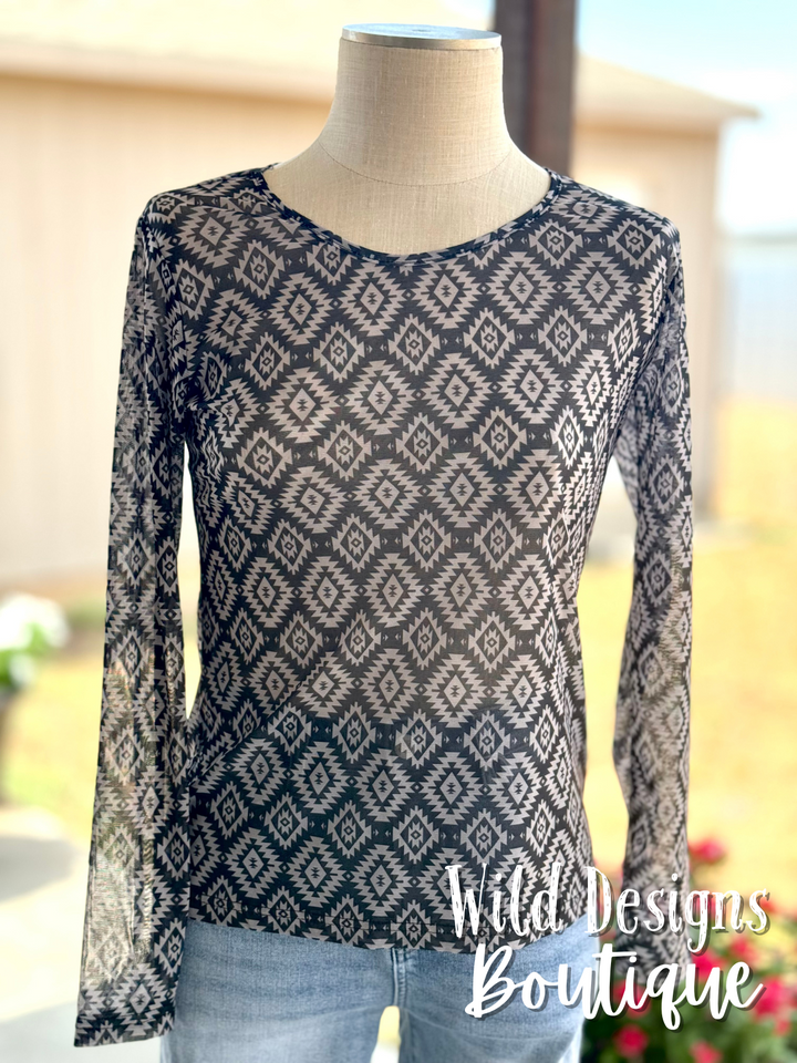 Fort Worth Mesh Top