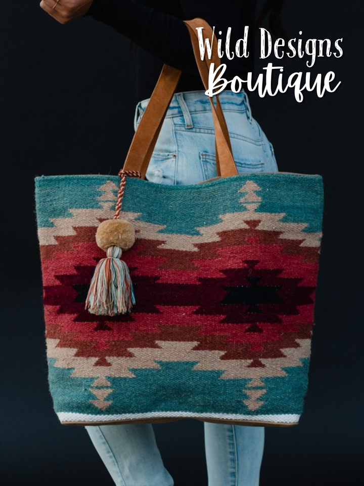 Caroline Aztec Tote Bag