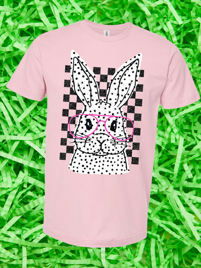 PREORDER!! Checkered Bunny Easter Graphic Tee