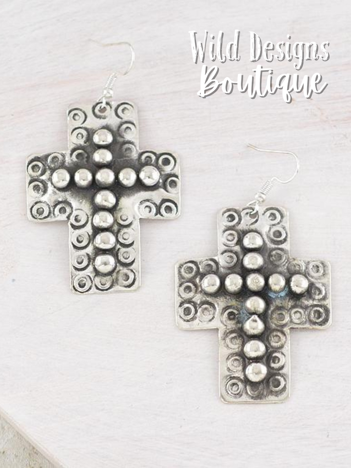 Faith Cross Earrings