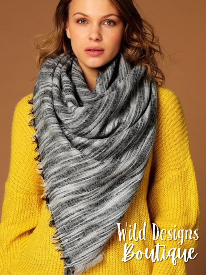 Blanket Scarf Grey