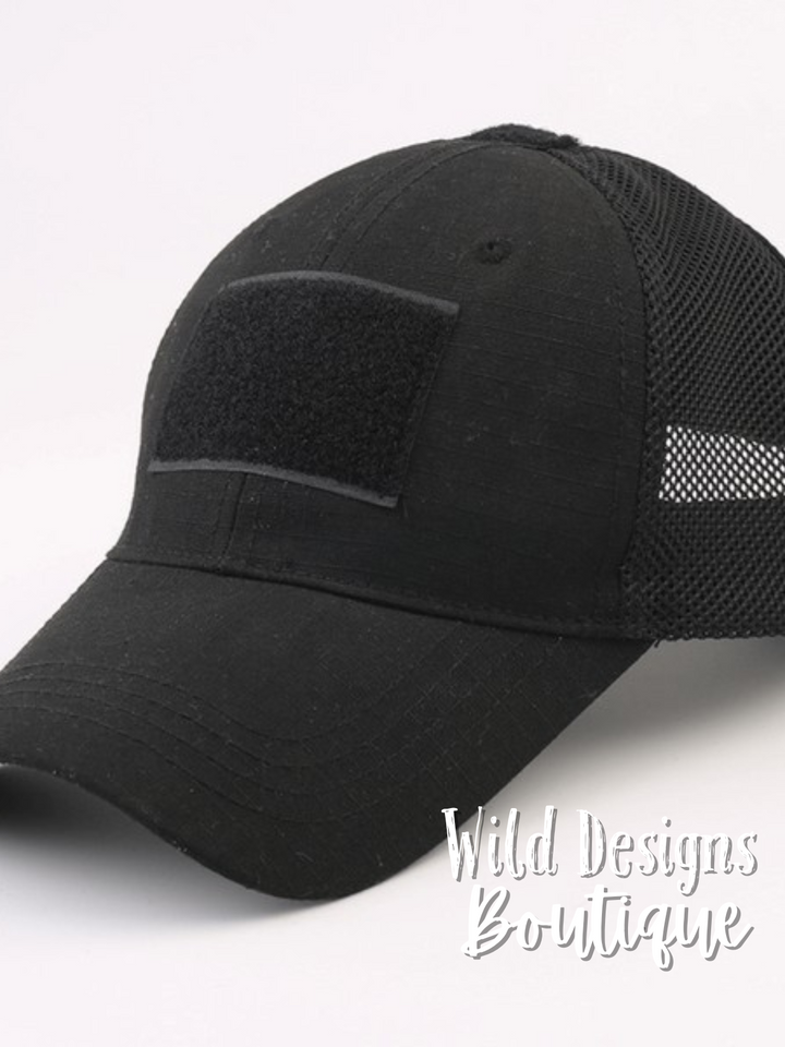 Tactical Operator Patch Cap Black