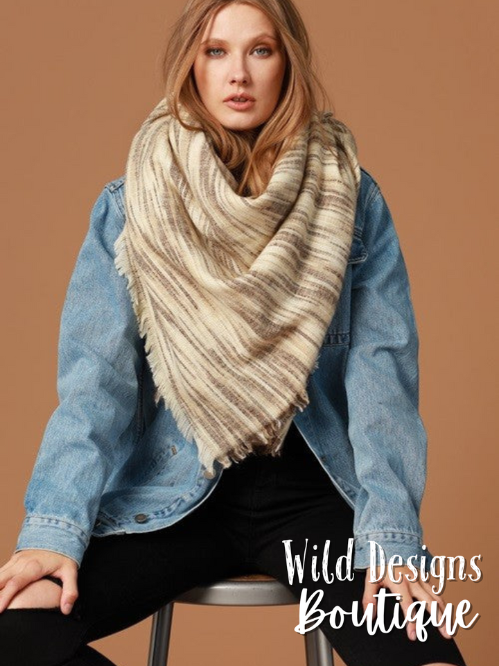 Blanket Scarf Oatmeal