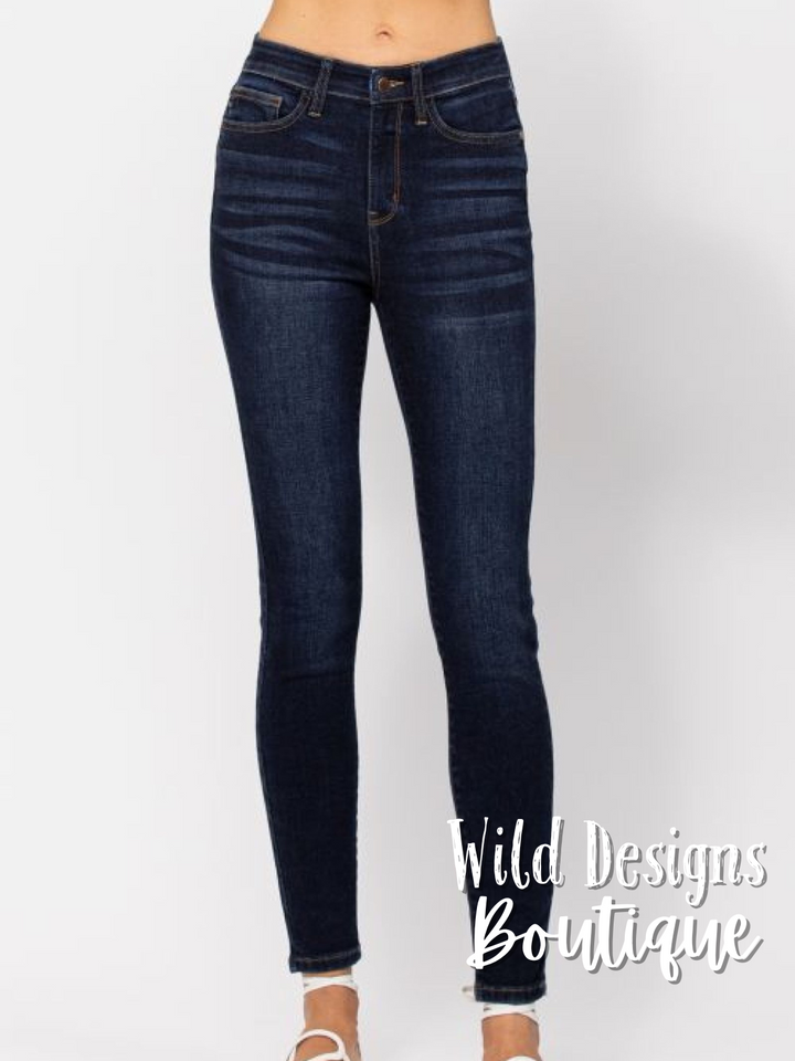High Waist Dark Classic Skinny 82253