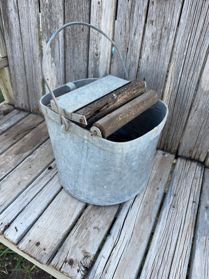 Galvanized Mop Bucket