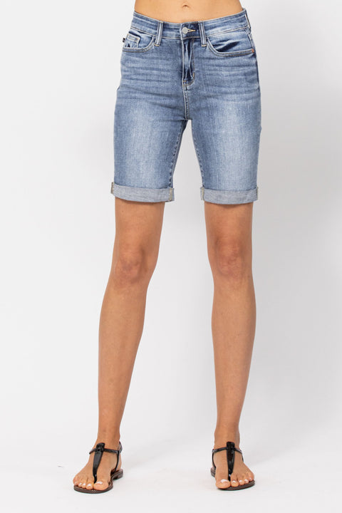 Cuffed Bermuda Shorts 15226