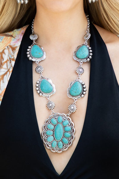 Concho Statement Necklace