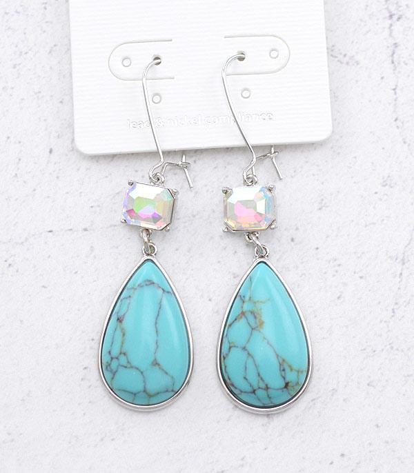 Lainey Earrings Turquoise