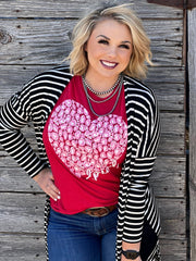 Loved Leopard Heart Tee