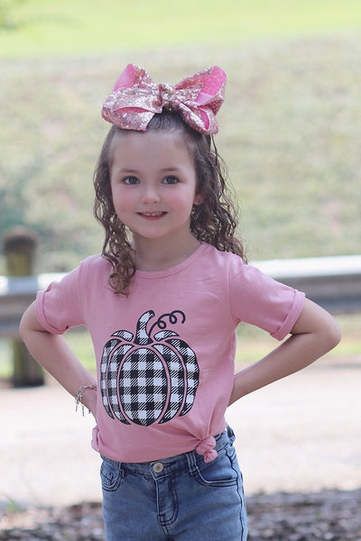 Buffalo Plaid Pumpkin Tee SUPER CLEARANCE!!